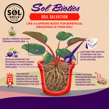 Load image into Gallery viewer, Sol Biotics - Soil Salvation - Worm Castings & Biochar Soil Revitalizer