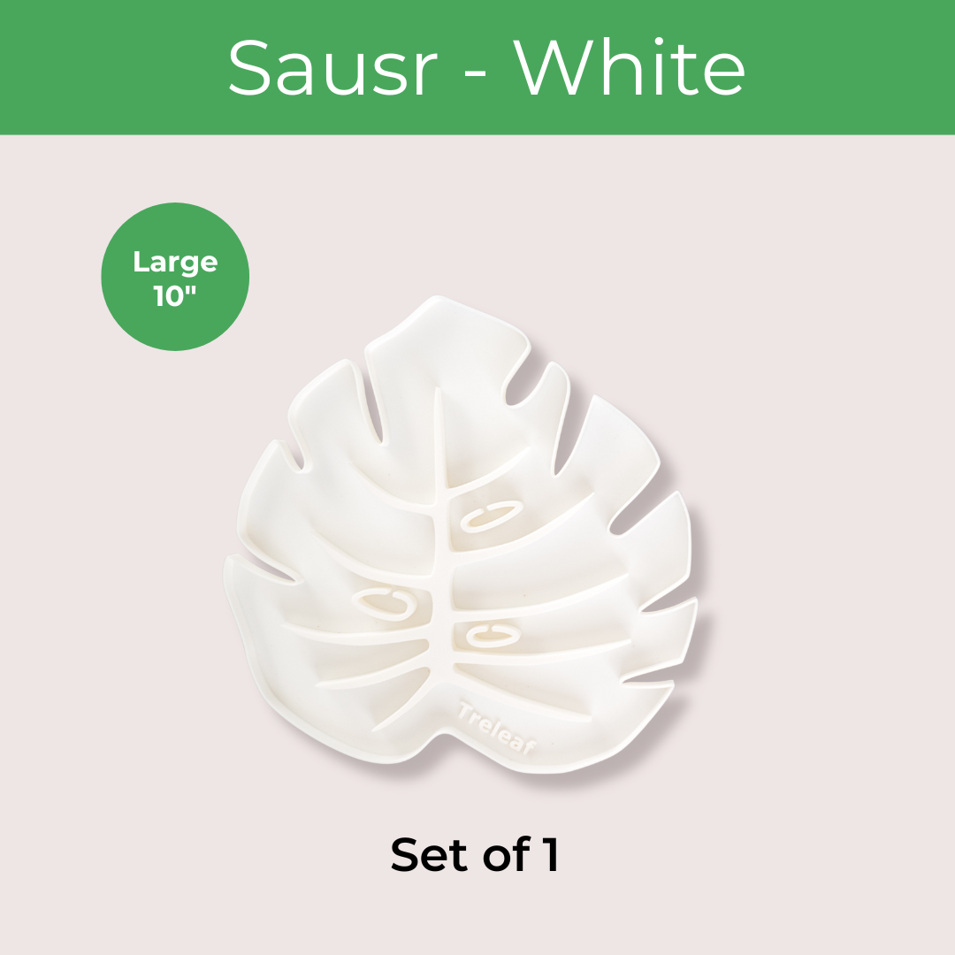 Wholesale Partner: Treleaf - Tera Sausr - Leaf-shaped Pot Saucer - Drip tray for houseplants - Humidity tray