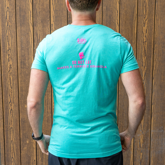 Limited Edition T Shirt: Teal and Hot Pink