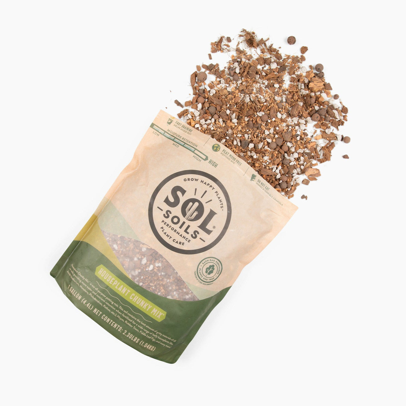 Chunky Potting Mix for Houseplants | Indoor Soil by Sol Soils