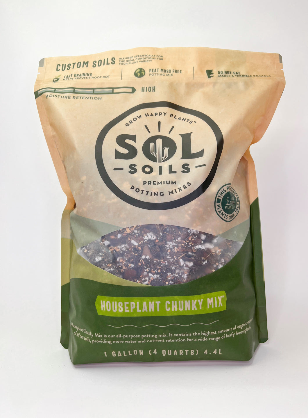 gallon package houseplant soil mix