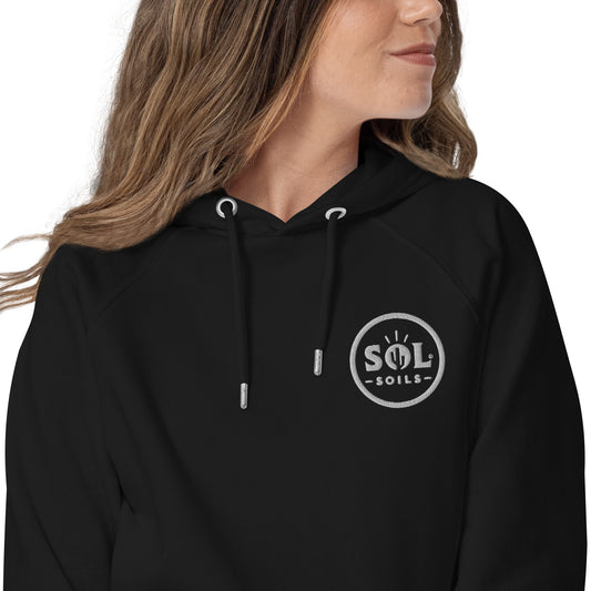 close up logo hoodie