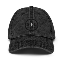 Load image into Gallery viewer, branded sol soils black vintage hat