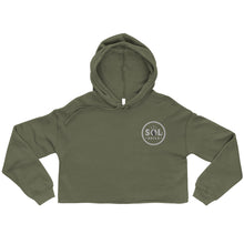 Load image into Gallery viewer, sweatshirt green cropped