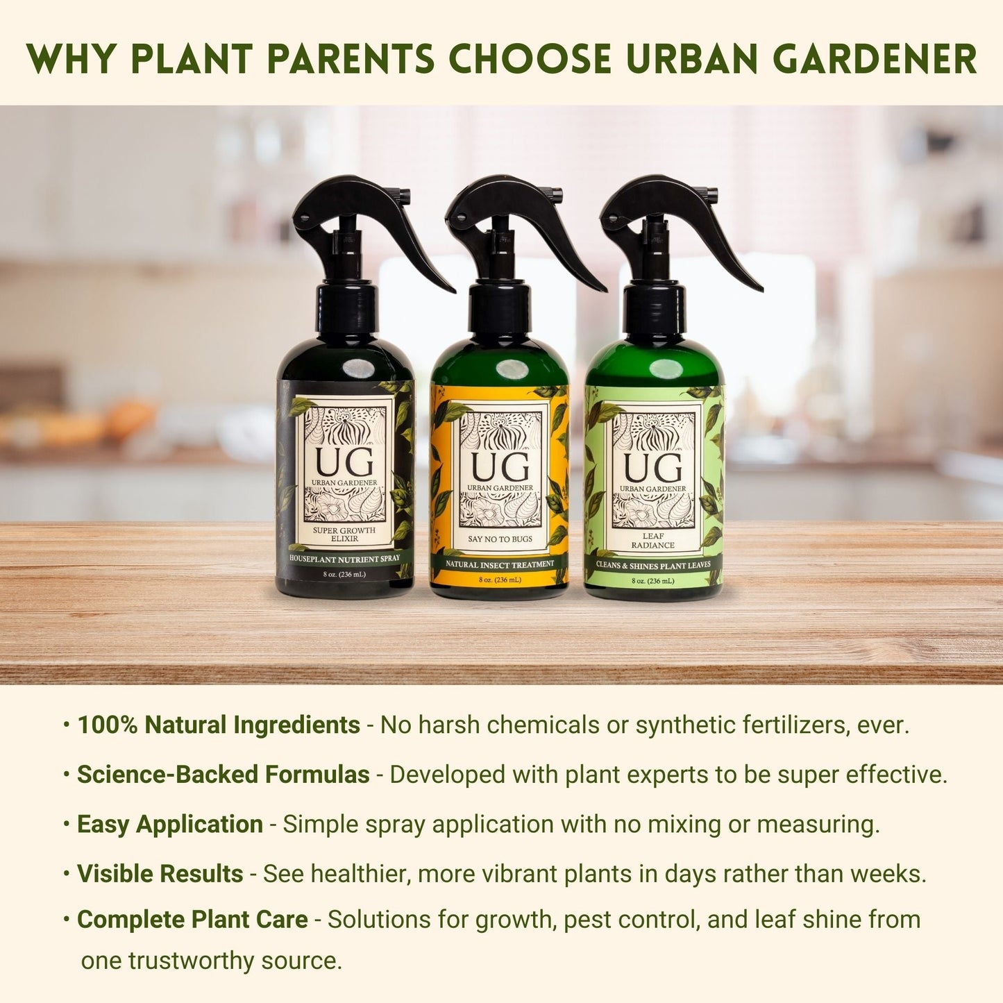 Wholesale Partner: Urban Gardener - Super Growth Elixir - Total Plant Health Spray