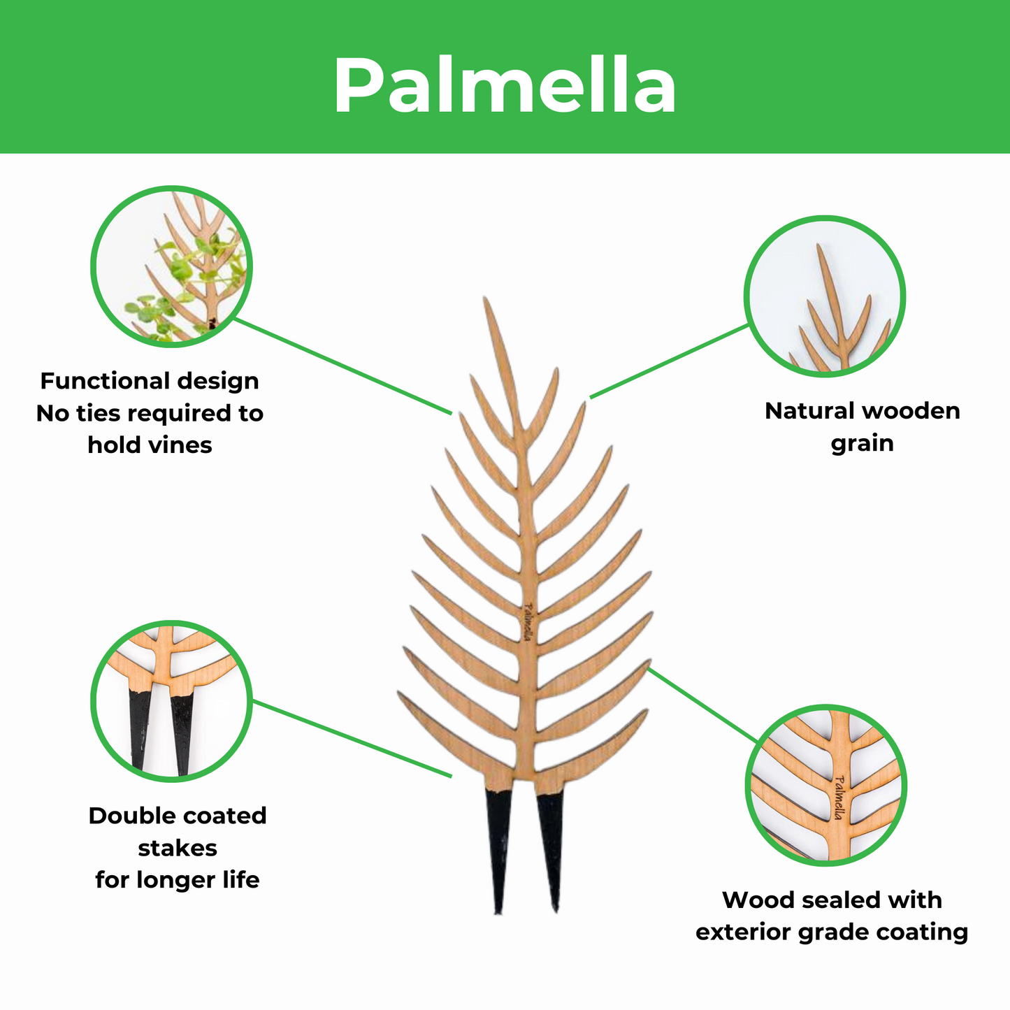 Wholesale Partner: Treleaf - Palmella - Plant trellis inspired by the Palm Leaf