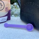 purple spoon