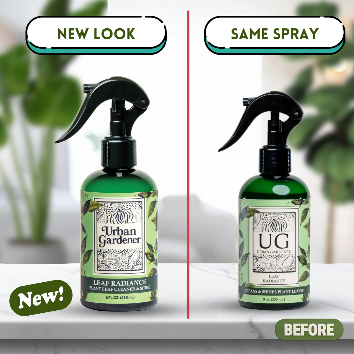 Urban Gardener - Leaf Radiance 32oz Refill Bottle