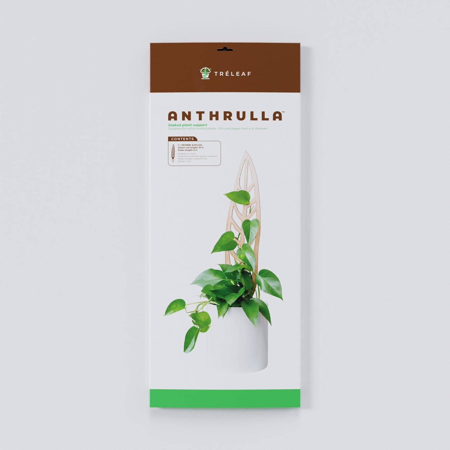 Wholesale Partner: Treleaf - Anthrulla - Plant trellis inspired by the Queen Anthurium