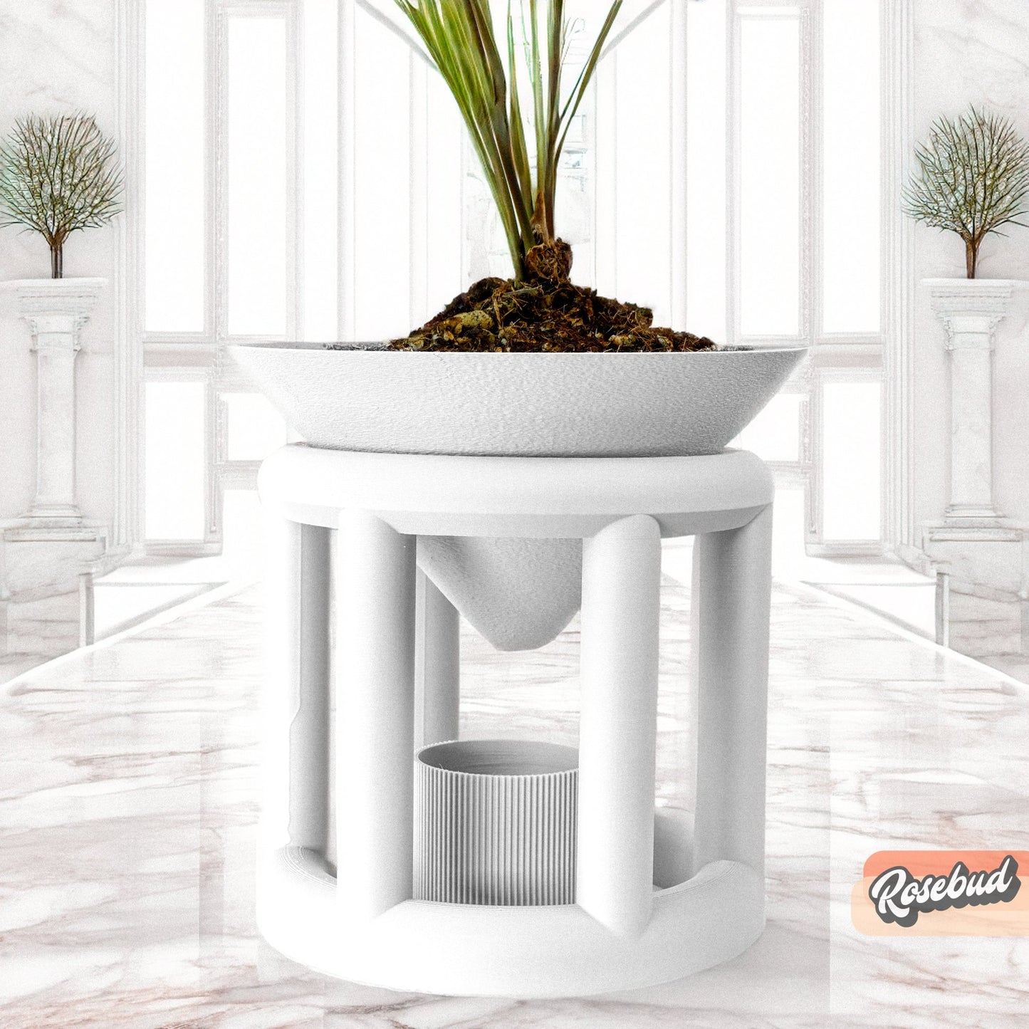 Wholesale Partner: Rosebud HomeGoods - Conduit Plant Stand with Planter & Catch