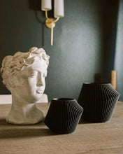 Load image into Gallery viewer, Boho DISC Planters in Beige or Black by Woodland Pulse

