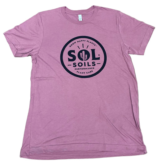 Limited Edition T Shirt: Mauve and Black