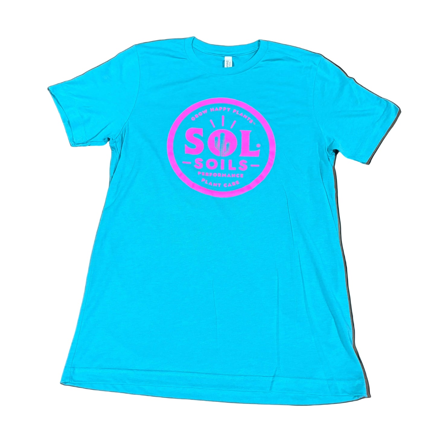 Limited Edition T Shirt: Teal and Hot Pink