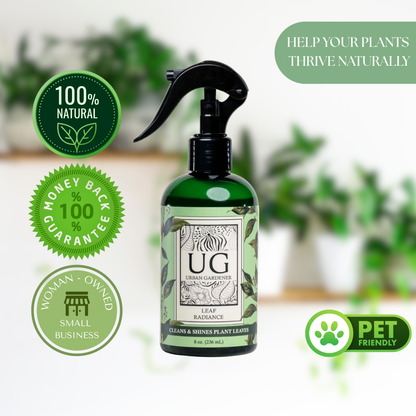 Wholesale Partner: Urban Gardener - Leaf Radiance - Cleaner, Conditioner, Shine