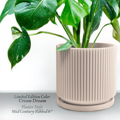 Wholesale Partner: Rosebud HomeGoods - Mid-Century Ribbed Planter