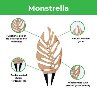 Wholesale Partner: Treleaf - Monstrella - Plant trellis inspired by the Monstera Leaf