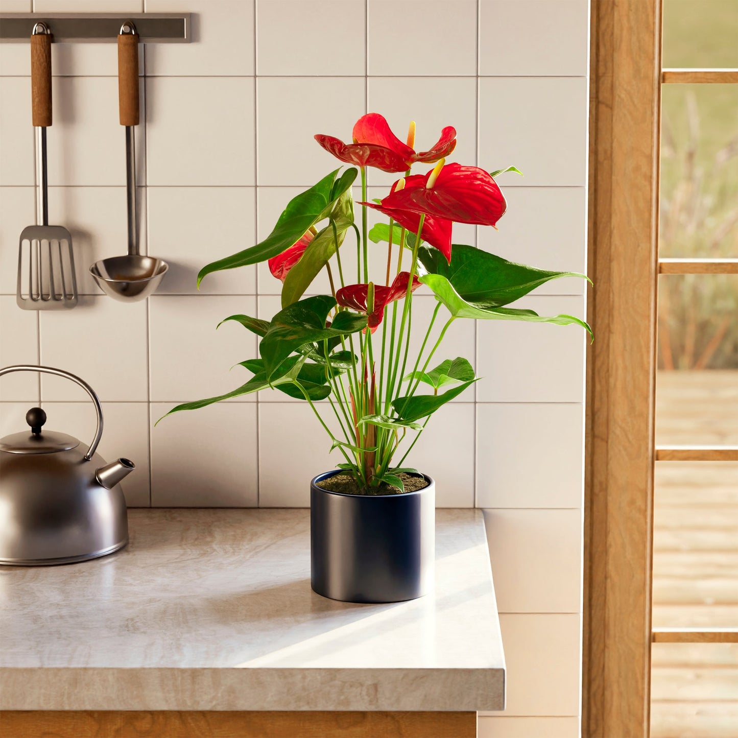 Lively Root - Anthurium Andraeanum - Flamingo Flower