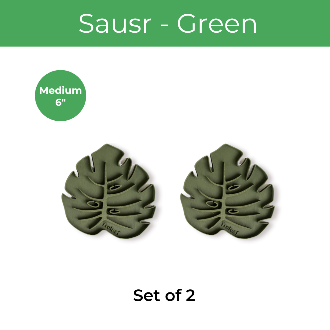 Wholesale Partner: Treleaf - Tera Sausr - Leaf-shaped Pot Saucer - Drip tray for houseplants - Humidity tray