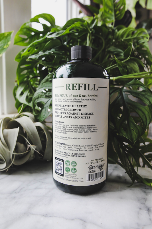 Wholesale Partner: Urban Gardener - Super Growth Elixir Refill Bottle 32 oz.