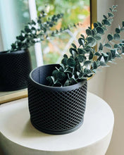 Load image into Gallery viewer, Boho VISION Planters in Beige or Black by Woodland Pulse
