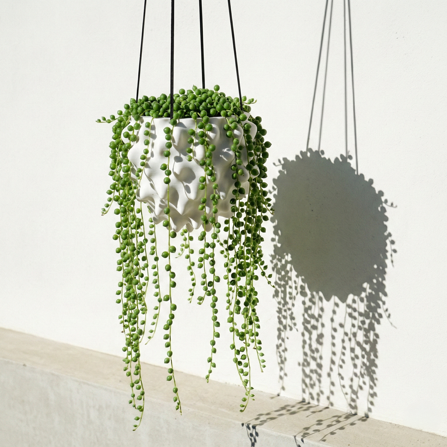 Wholesale Partner: Rosebud HomeGoods - The Creature Orb Hanging Planter Pot With Drainage