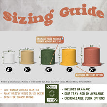 Load image into Gallery viewer, Wholesale Partner: Rosebud HomeGoods - Bubble Planter/ Donut Planter with Drainage
