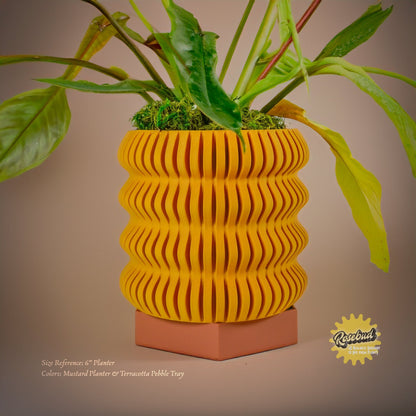 Wholesale Partner: Rosebud HomeGoods - Water Humidity Tray for Houseplants (Includes Pebbles)
