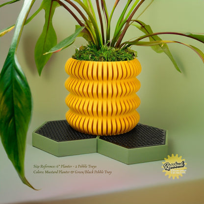 Wholesale Partner: Rosebud HomeGoods - Water Humidity Tray for Houseplants (Includes Pebbles)