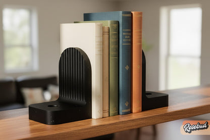 Wholesale Partner: Rosebud HomeGoods - Ribbed Modern Bookend Propagation Station