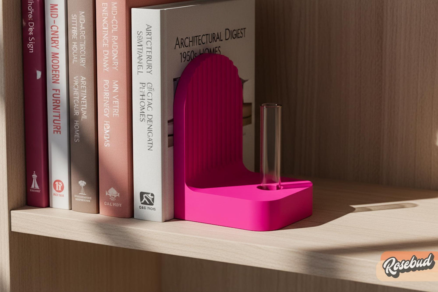Wholesale Partner: Rosebud HomeGoods - Ribbed Modern Bookend Propagation Station