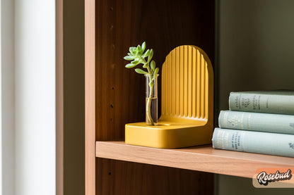 Wholesale Partner: Rosebud HomeGoods - Ribbed Modern Bookend Propagation Station