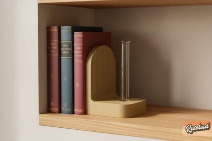 Wholesale Partner: Rosebud HomeGoods - Ribbed Modern Bookend Propagation Station