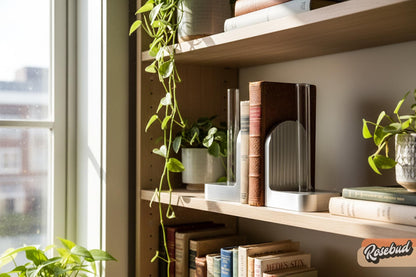 Wholesale Partner: Rosebud HomeGoods - Ribbed Modern Bookend Propagation Station