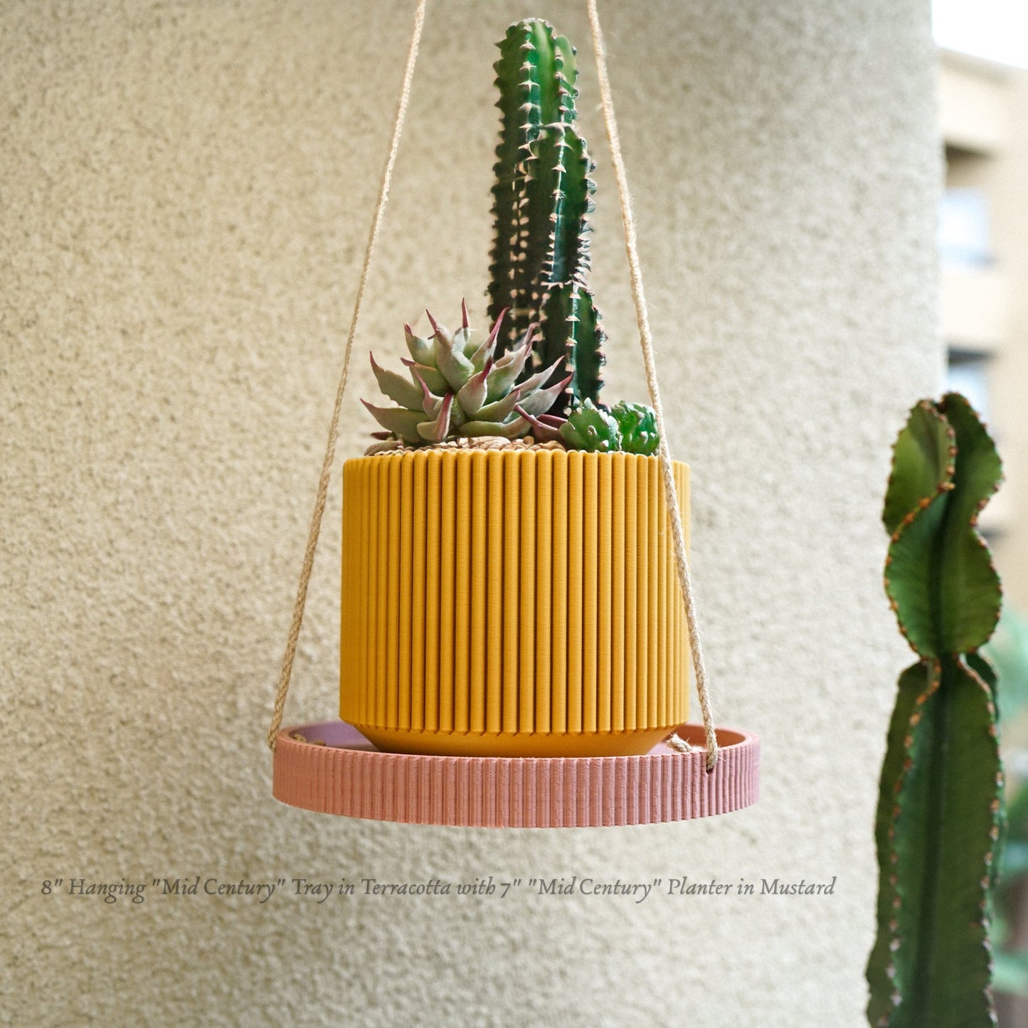 Wholesale Partner: Rosebud HomeGoods - Mid-Century Ribbed Planter
