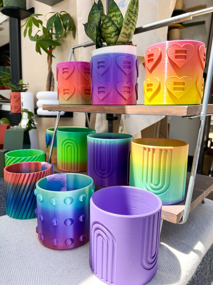 Wholesale Partner: Rosebud HomeGoods - Nordic Rainbow Planter