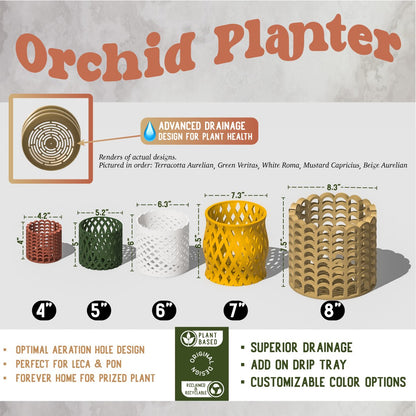 Wholesale Partner: Rosebud HomeGoods - Capricious Orchid Planter Pot