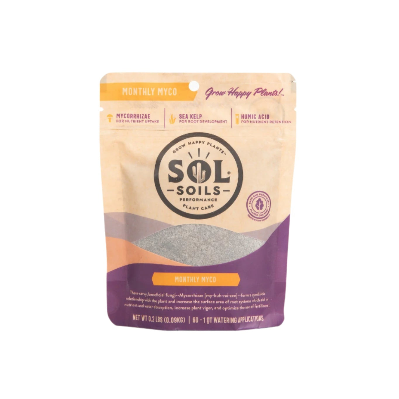 Sol Biotics - Monthly Myco - Mycorrhizal Fungi Inoculant