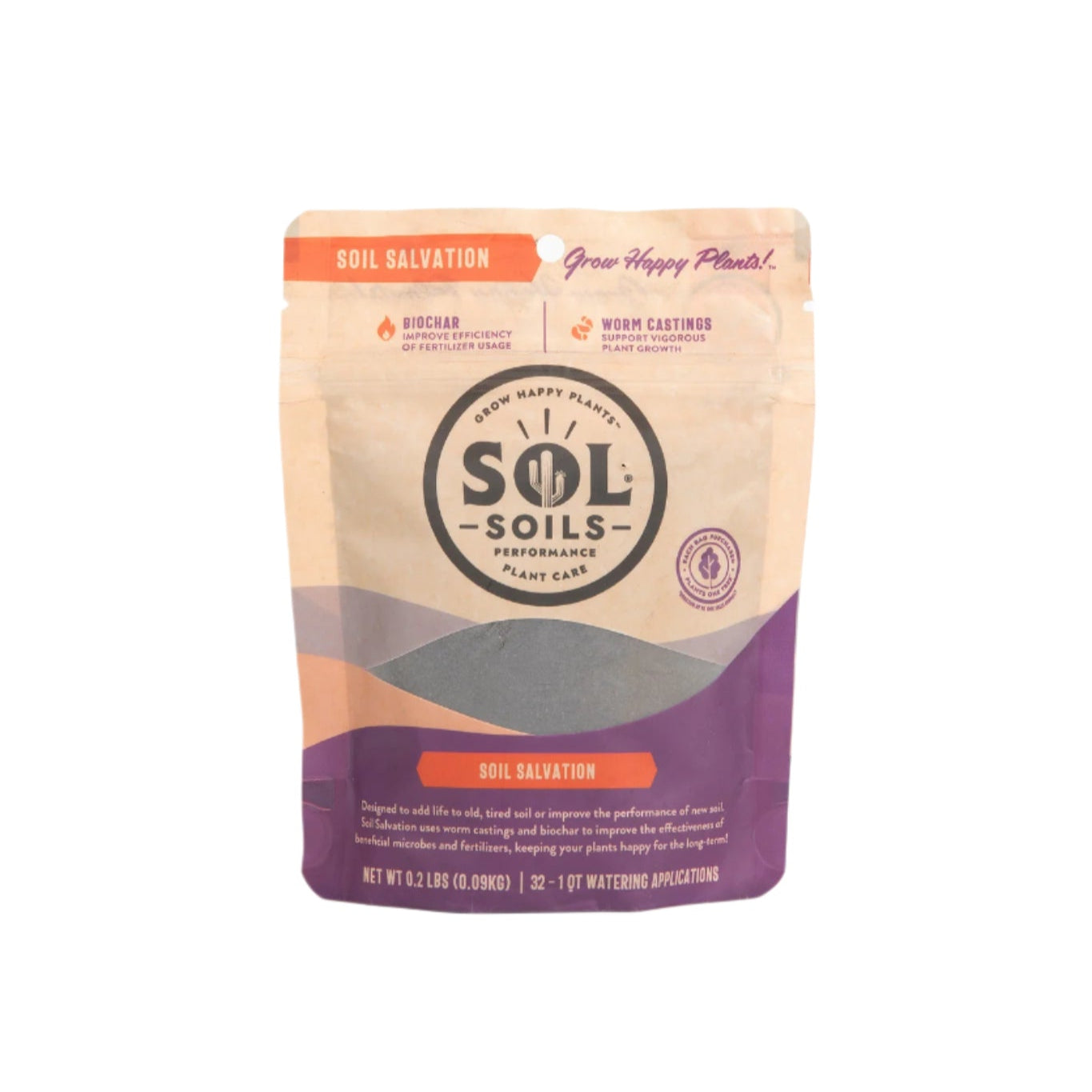 Sol Biotics - Soil Salvation - Worm Castings & Biochar Soil