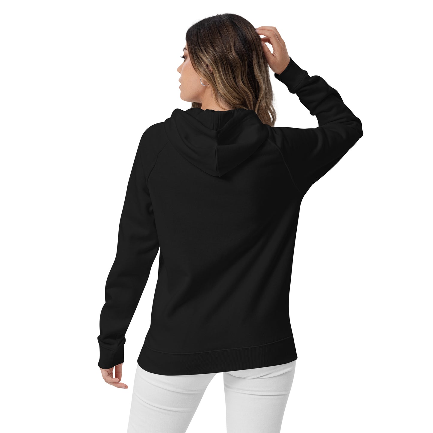 black hoodie