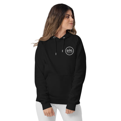 logo black hoodie