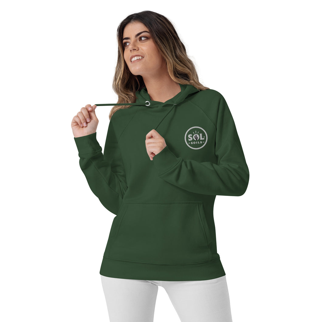 green logo hoodie