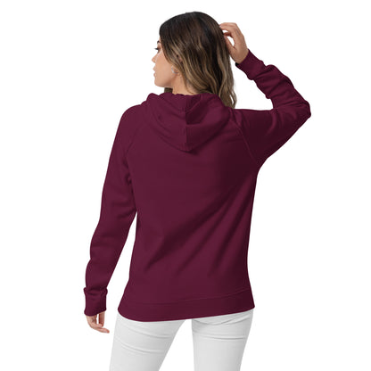 burgandy hoodie