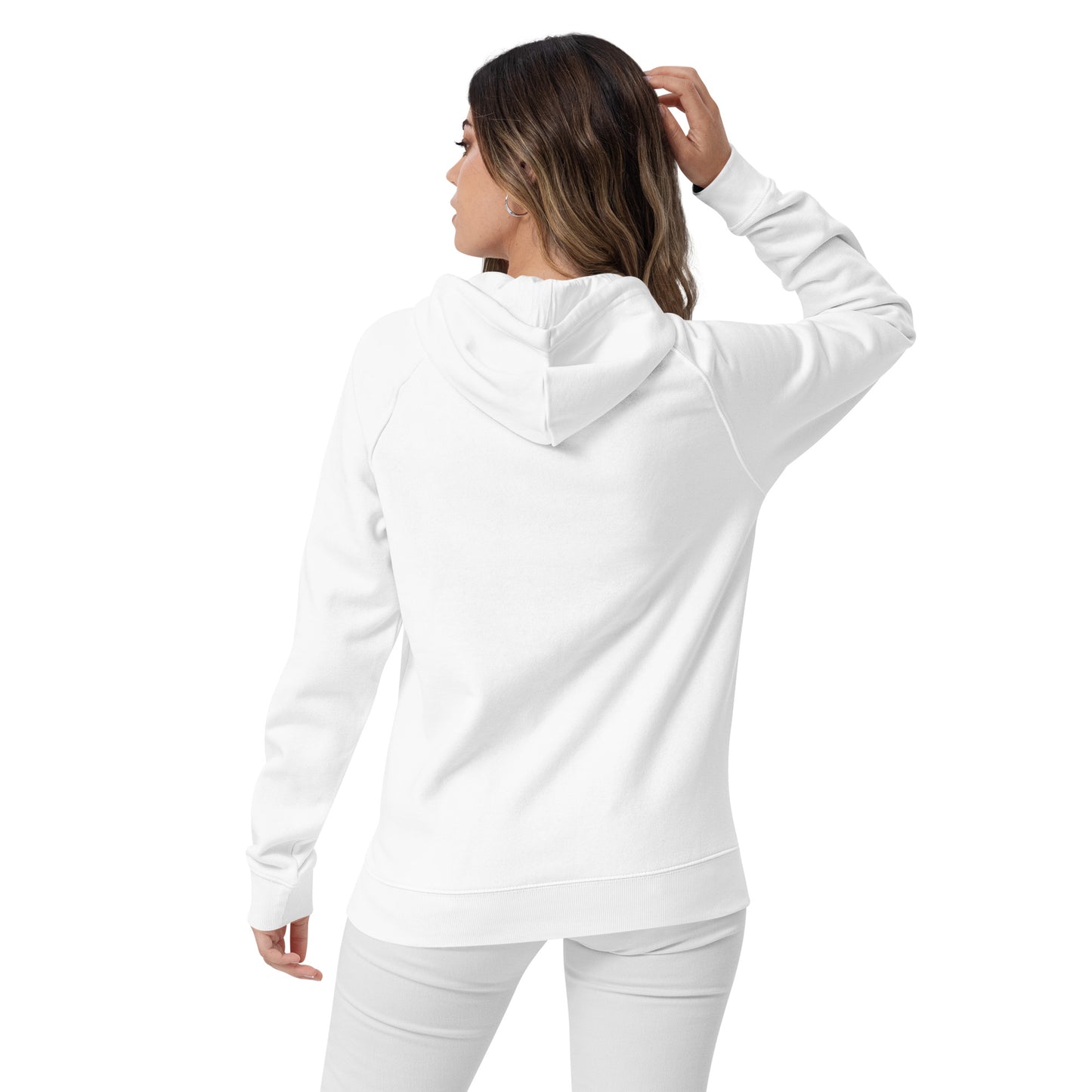 white hoodie