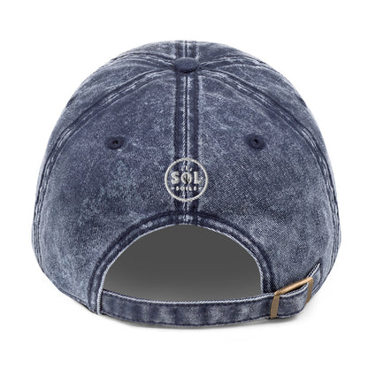 back of hat