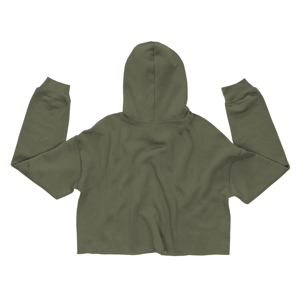 cropped sweatshirt green