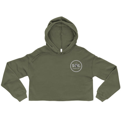 sweatshirt green cropped